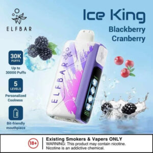 Elf Bar Ice King – Blackberry Cranberry – 30K