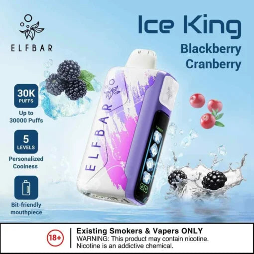Elf Bar Ice King – Blackberry Cranberry – 30K