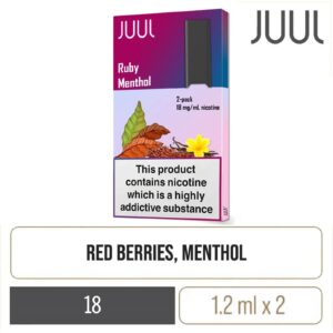 8_4fd4bfec-4d7f-454e-9b83-269464c13663.jpg JUUL2 Ruby Menthol Pods (2 Pods)