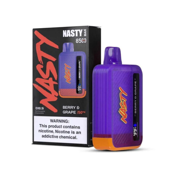 Nasty Bar Berry & Grape – (8500 Puffs)